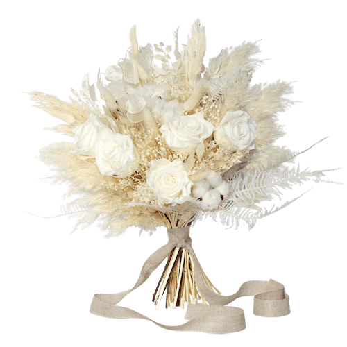 Dried Flowers Still Life White Floral 84 Graphic by shahsoft