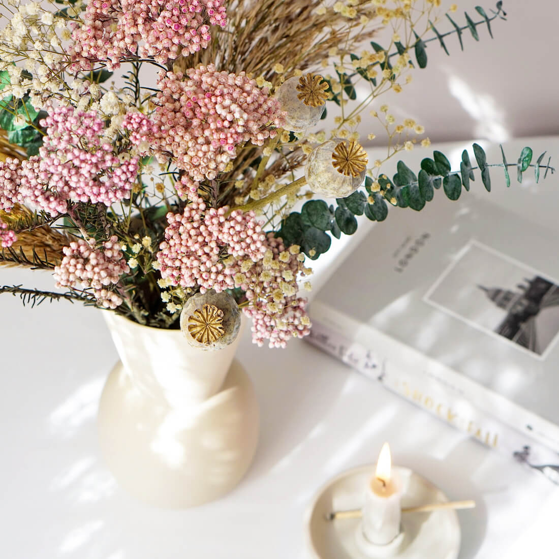 Dried Baby's Breath bouquet