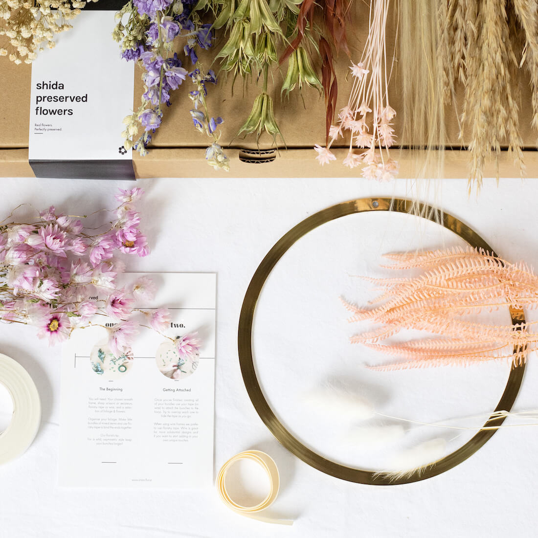 Preserved and dried flowers from Shida Preserved Flowers